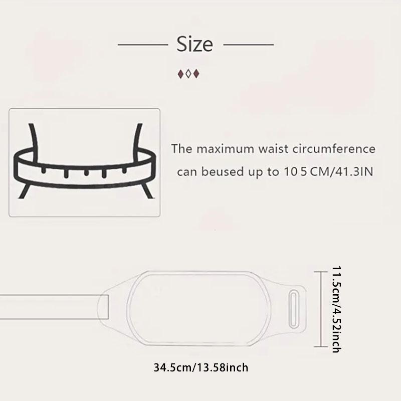 USB Rechargeable Waist Trainer, Electric Heating Waist Belt, Waist Support for Women, Warmth Protection and Cold Protection for Women During Menstruation