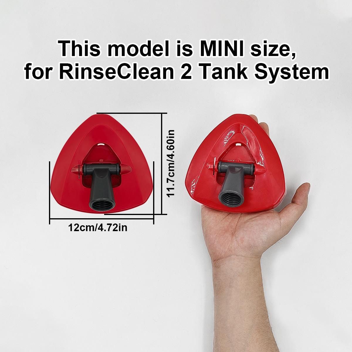 1/2Pcs Mini Spin Mop Triangle Base, Compatible with O-Cedar Rinseclean 2 Tank System, Durable Wear-Resistant, Easy Installation, Kitchen Bathroom Cleaner Accessory, Triangular Mop, Christmas