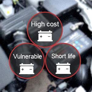 TOPDON AB101 Car Battery Tester 12V Car Battery Load Tester on Cranking Charging Systems, 100-2000 CCA Automotive Alternator Analyzer for Cars/SUVs/Light Trucks with Flooded AGM Gel Types