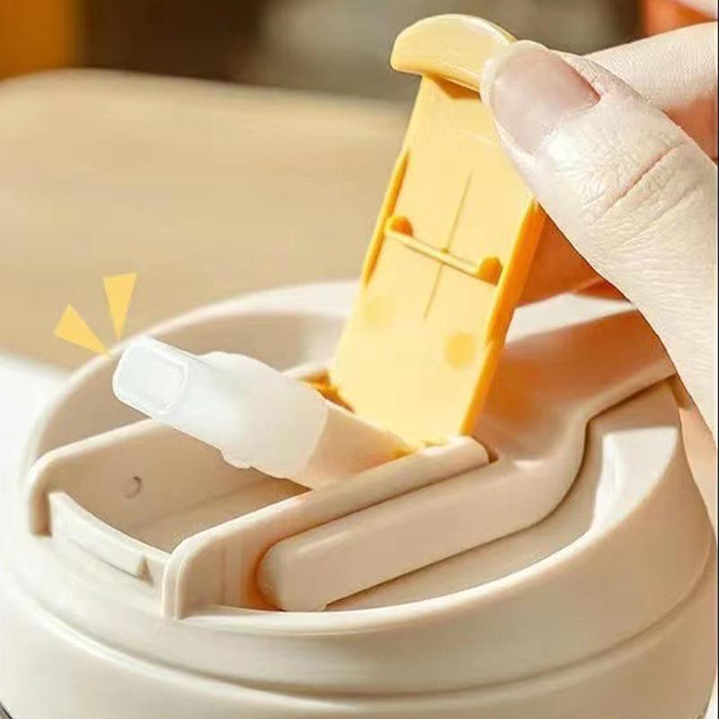 Water Bottle with Straw, 1 Count 550ml Portable Leak Proof Drinkware for Home & Office, Durable Cute Water Bottle for Music Festival, Reusable Water Bottles