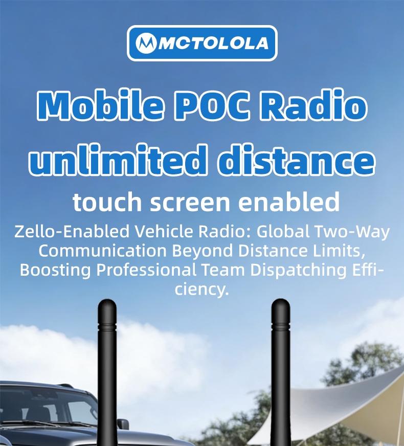 The new Zello Android PoC wireless touchscreen car intercom is equipped with Bluetooth WiFi and is an essential device for global automotive, self driving travel, and fleet transportation