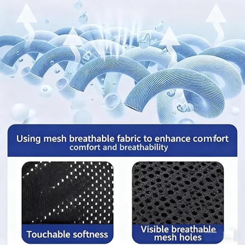 Plus Size Knee Compression Wrap Brace - Patellar Knee Brace - Breathable Adjustable with Side Stabilizers for Men & Women - Comfortable & Flexible Leg Supporter