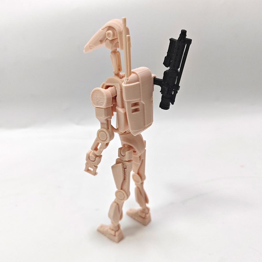 New Popular Sci-Fi Movies Space Wars Character Robot Soldier Model, 3D Articulated Collectible Figure, Home Decor Gift for Movie Enthusiasts