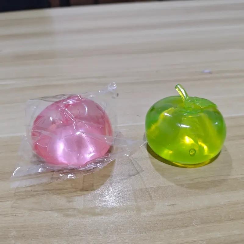 Apple Soft Toy Set, Unisex Stress Relief Sensory Toys, Anti-Anxiety Comfort Pack, Kids Birthday Party Gift, Slow Rise Mochi Toy