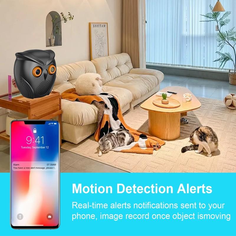 2k HD Wireless Security Camera with Human Detection, Indoor WiFi Monitoring, Night Vision, Alexa Compatibility, Two-Way Audio and Alarm System
