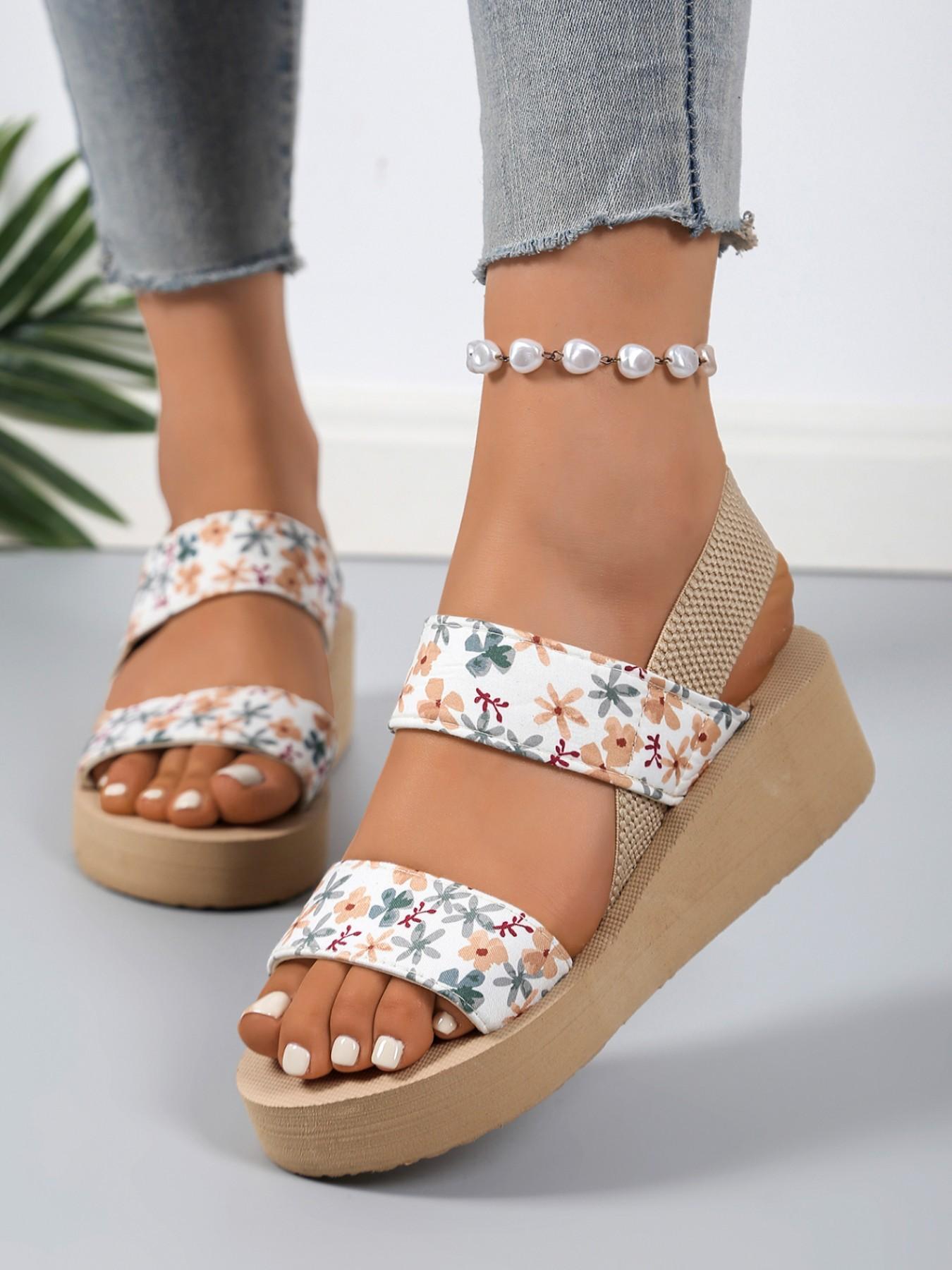 2026 Summer Women's Fashion Tie-Strap Flat Sandals, Comfortable Lightweight Beach Party Shoes, Casual Indoor Outdoor Ankle Strap Sandals