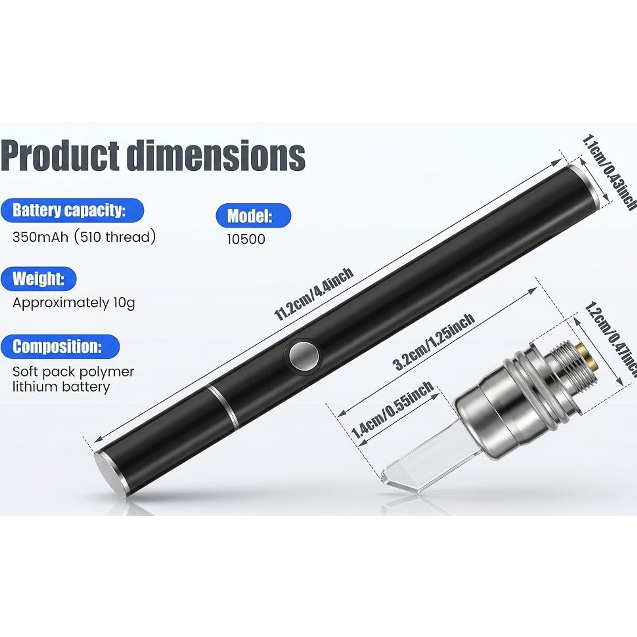Electric Hot Knife Heat Tool – Portable Ceramic Heated Tip Pen with 2 Extra Blades, Cordless Rechargeable Cutting Tool Kit for Soap, Candle, Honey, and Plastic (Kit)
