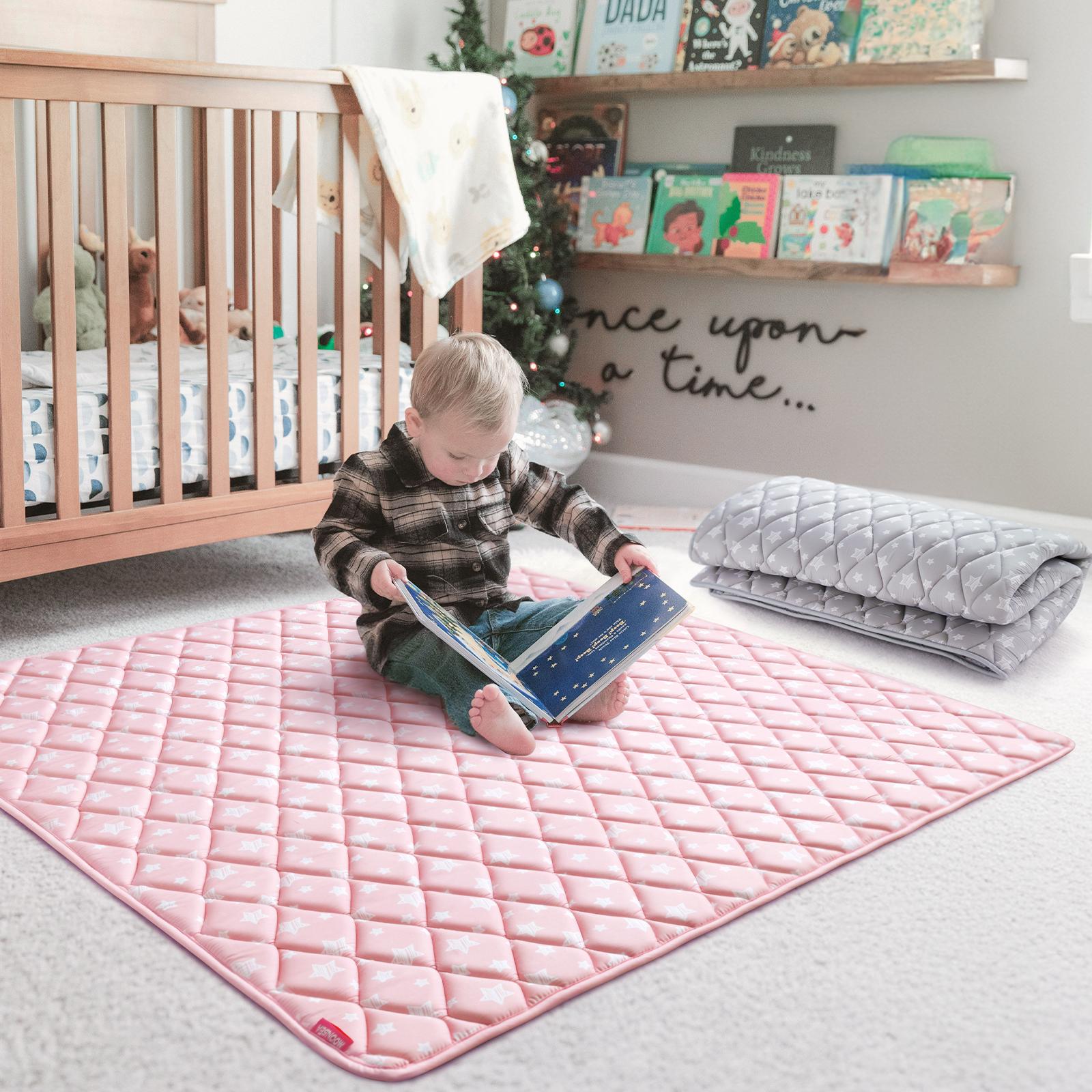 Moonsea Washable Baby Foam Play Mat Thick Cushioned Non-Slip Portable Playpen Floor Mat for Crawling and Tummy Time Large Game Area for Babies and Toddlers Foldable Activity Center #TiktokShopSpringGlowUp