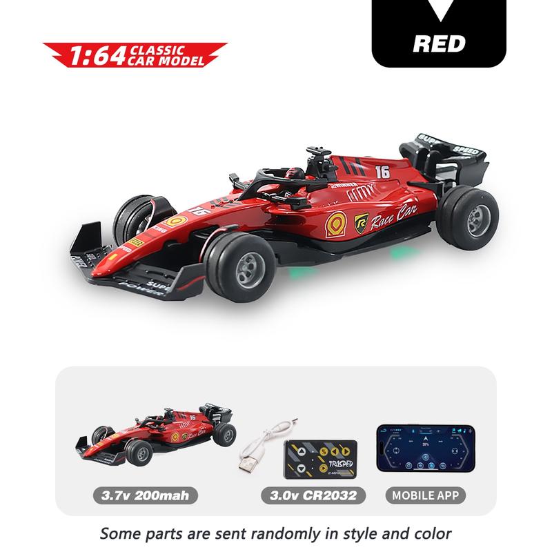 Minigear 1:64 RC Drift Car - 2.4G Type-C charging,RC Remote Control Car Multi-Speed Set,1:64 DIE-CAST Collectible Desktop Ornament,Great Christmas Birthday Gift for Boy & Man,Pocket Remote Control Car