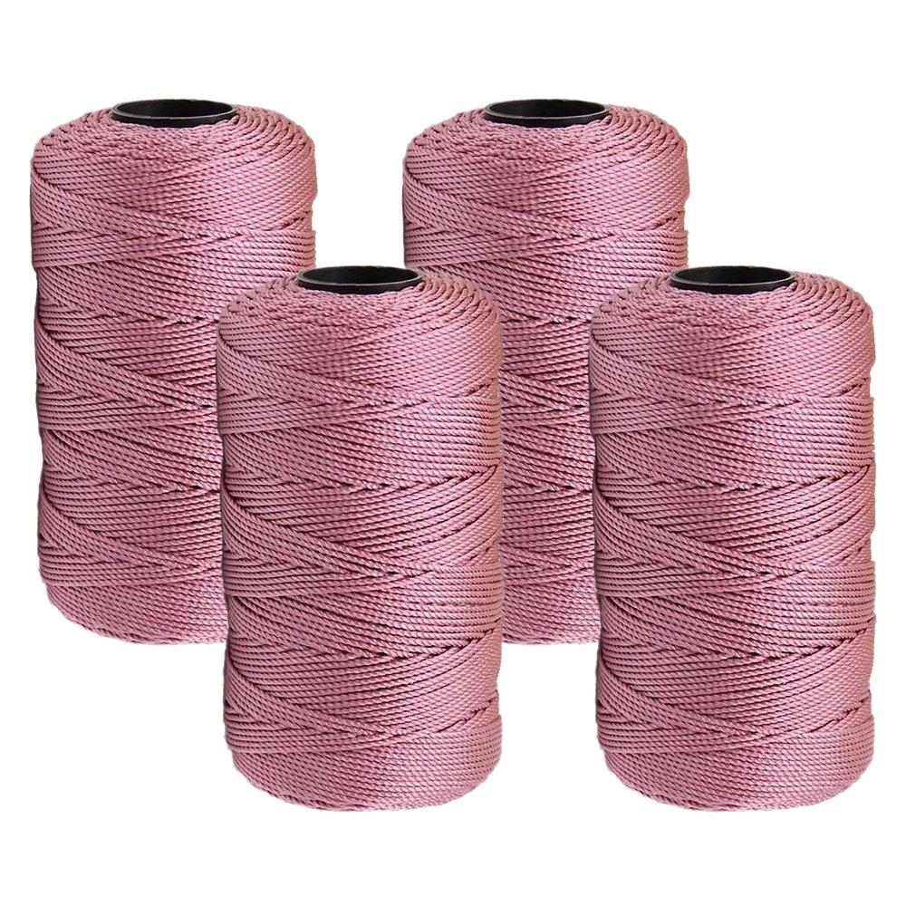 4-Pack Knitting Yarn Set, Durable Hook Car Seat Cushion, Slippers, Hat, Handmade Woolen Thread Kit, Multi-Purpose DIY Craft Supplies