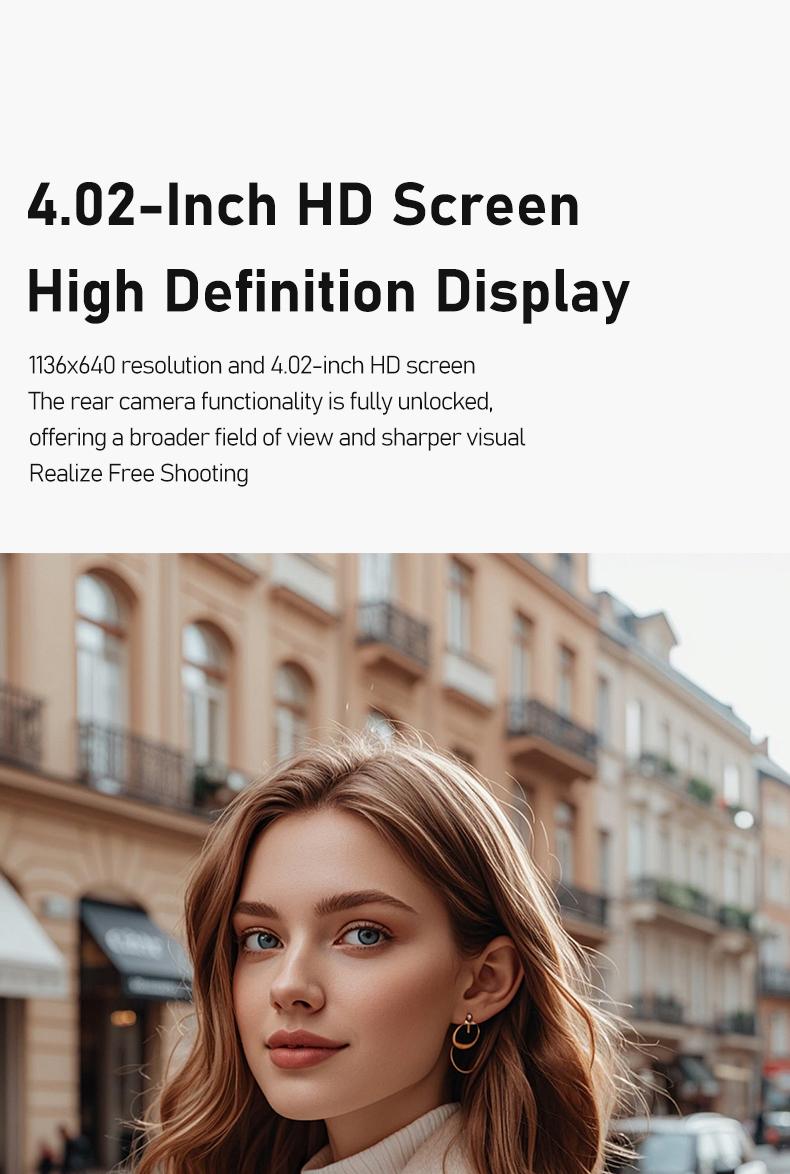 Magnetic Vlog Selfie Monitor Screen for Iphone & Samsung, with Magnetic Phone Holder Clip Mount, Using Phone Rear Camera for Selfie Vlog Live Stream TikTok, Cellphone Smartphone Stand Ts1 Pro Black