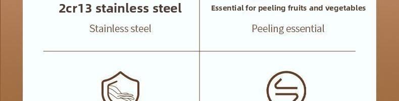 Kitchen Multi-Function Stainless Steel Thickened Fruit Peeler Knife for Sugar Cane and Pineapple Skin Removal Special Tool