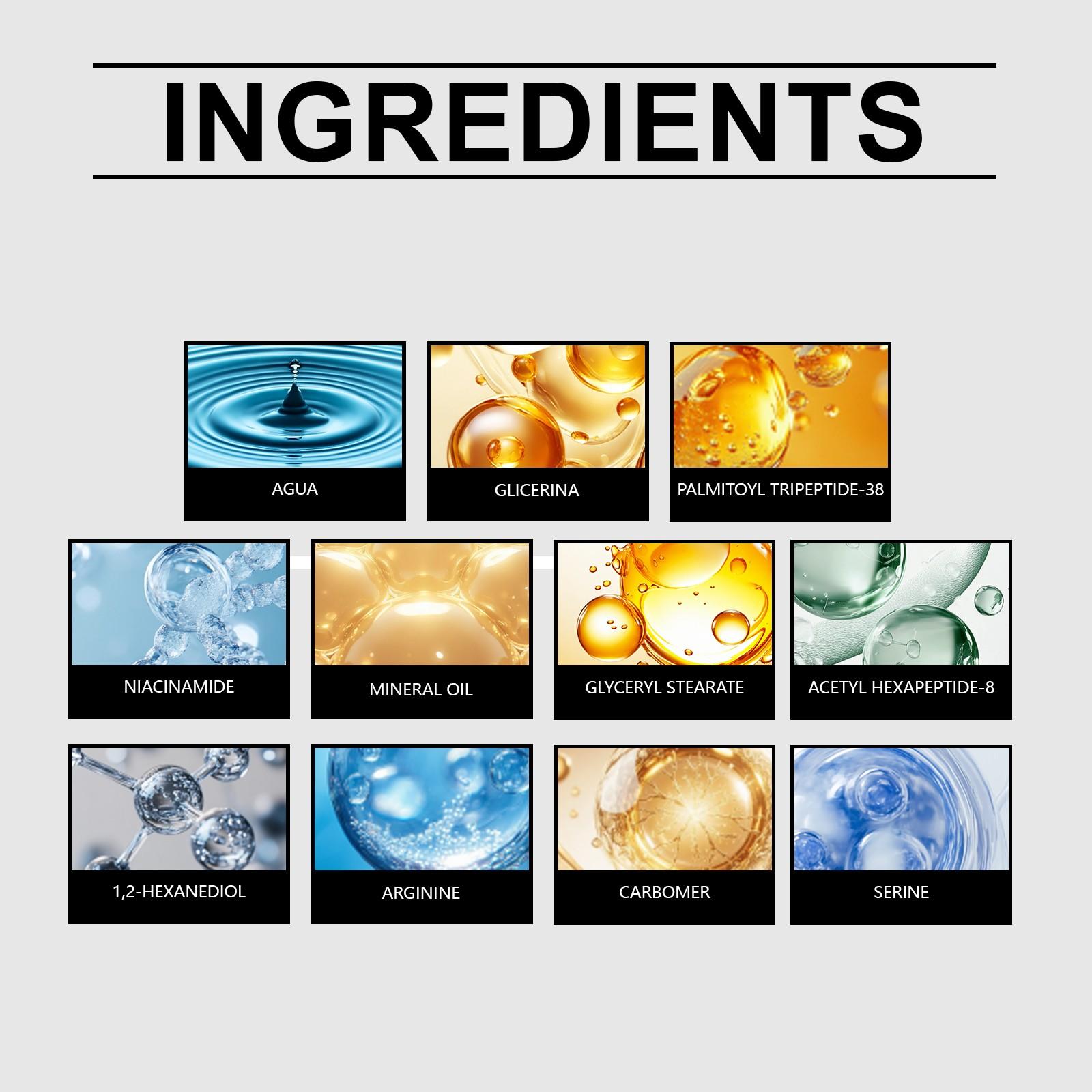 Niacinamide Hydrating Eye Cream, Gentle Care Locks Moisture, Improves Sagging Eyes, Non-Greasy, Portable Packaging