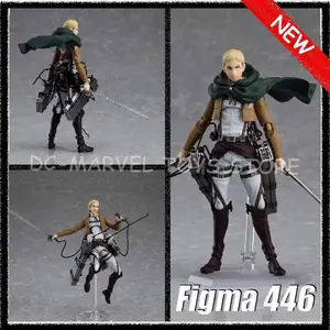 In Stock Figma 446 Max Factory Attack On Titan Commander Erwin Erwin Smith Anime Action Figures Anime Action Figures Toys