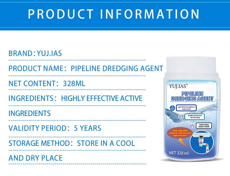 Pipe dredging agent and pipe cleaning and maintenance agent