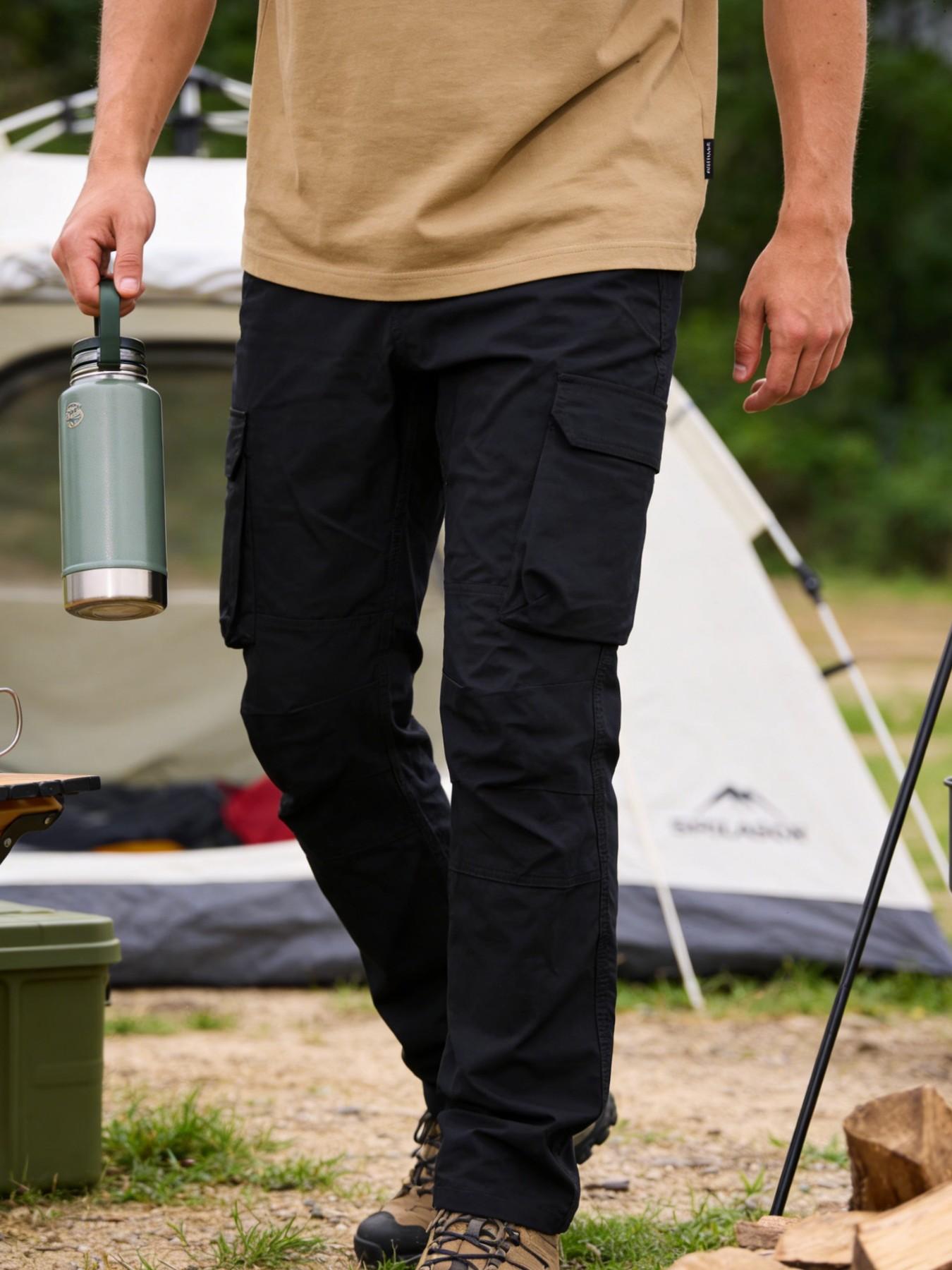 Men's Tactical Pants, Lightweight Performance Cargo Trousers, Fashionable Durable Design, Suitable for Outdoor Adventures