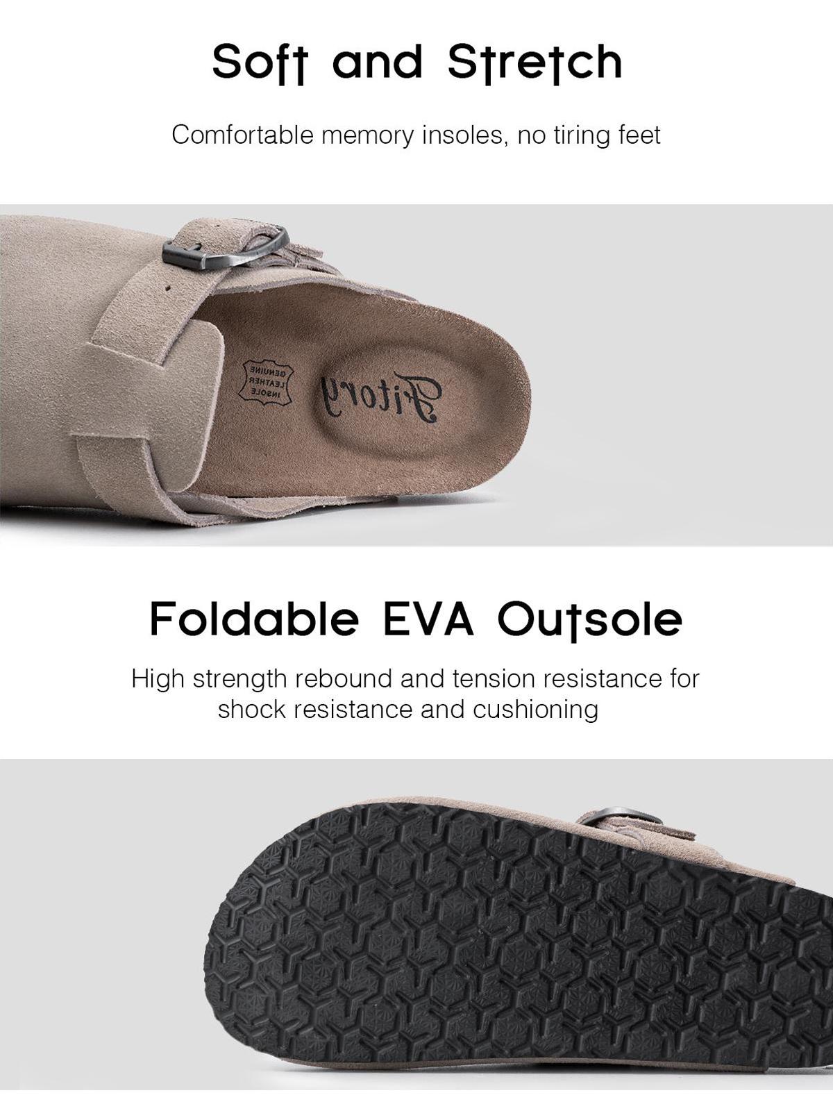 FITORY Breathe I | Women’s Suede Clogs