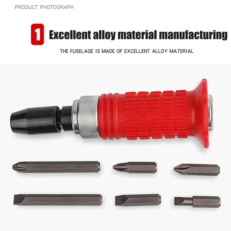 7PCS Impact Screwdriver Set Impact Screwdriver Impact Screwdriver Percussion Batch Tool Kit