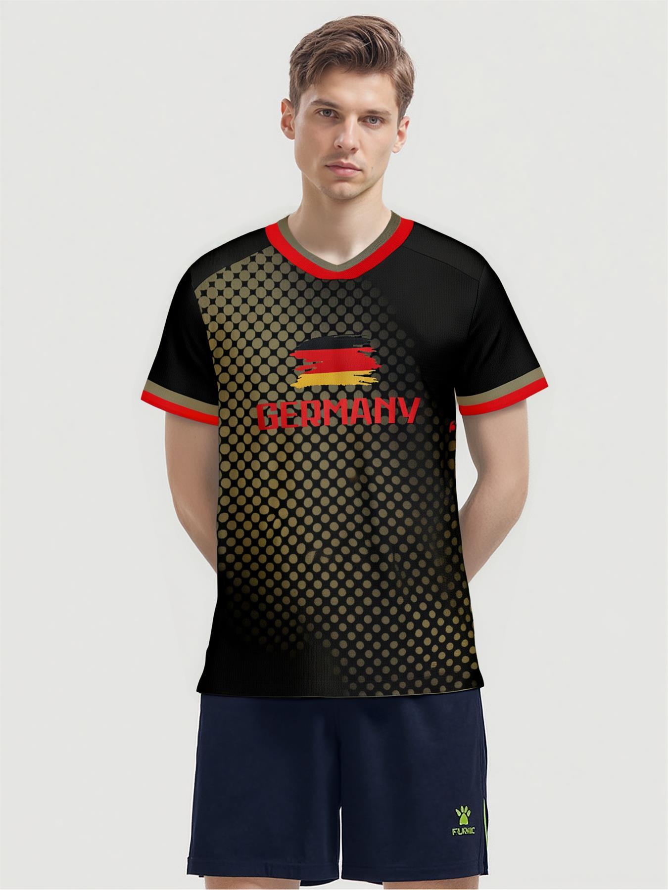Germany Football Jersey Men's Breathable Soccer Shirt Germany National Team Fan Training Uniform