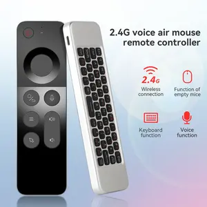 Smart Voice-Activated TV Universal Wireless Remote Control, Wireless Keyboard Gyroscope Design, Ideal for Smart Tvs & Projectors, Enhances Quality of Life, Remote Button Control