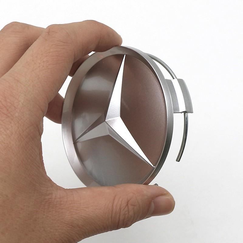 Mercedes-Benz Wheel Center Cap Set (60mm/75mm), Exclusive Brand Logo Design, Scratch-Resistant Durable Decoration, High-Quality Car Accessories