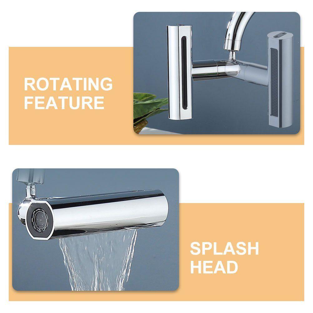 1PCS Faucet Extender Faucet Adapter Swivel Aerator Kitchen Sink Aerator Kit Sink Extender Lengthen Sprayer Ingredient Bubbler