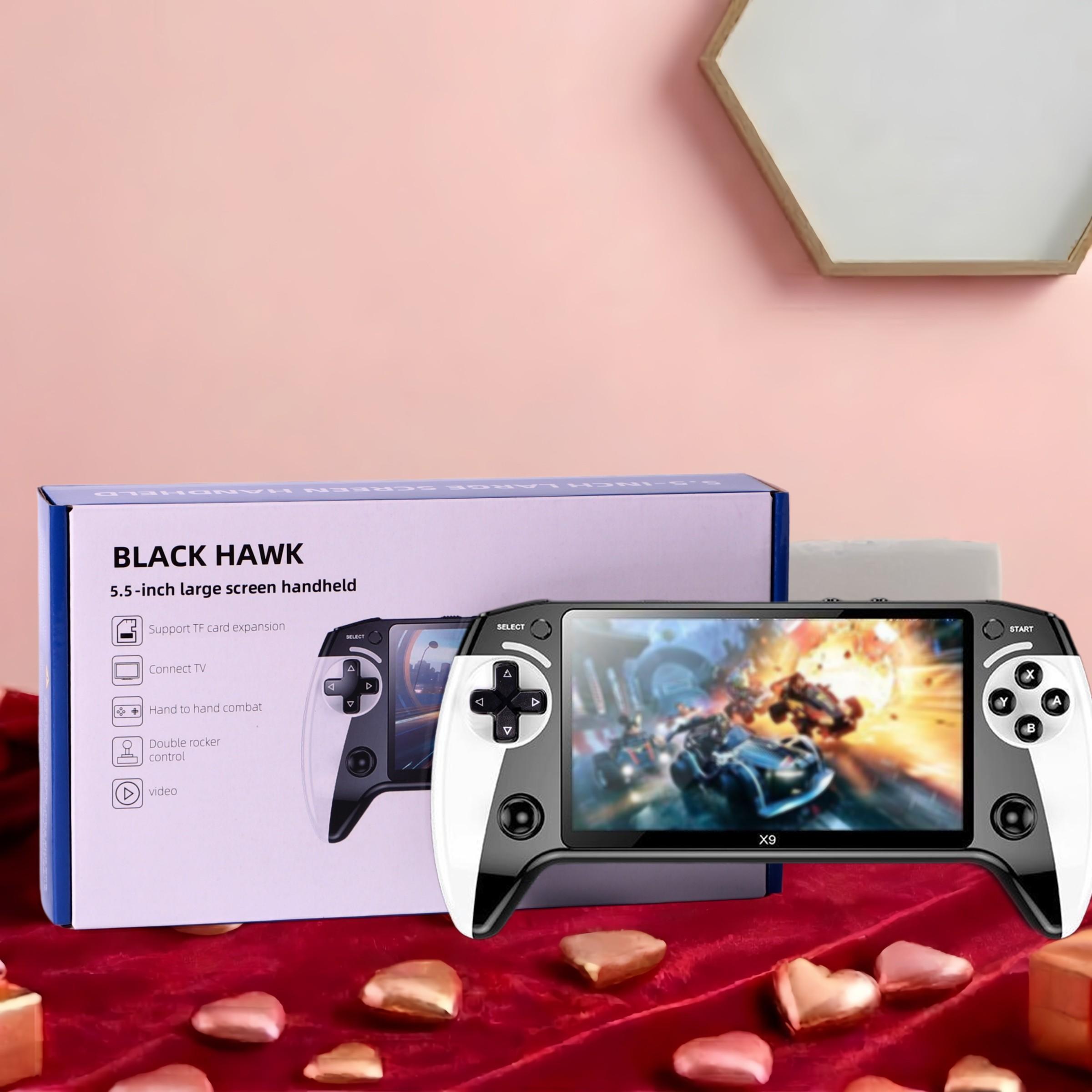 X9 Handheld Game Console, Wireless Portable Console, Digital Console, 5.5 Inch HD Screen, Retro Gaming, Home Relaxation, Friend Gathering, Christmas Gift, Valentine's Day Present X9 Handheld Game Console, Wireless Portable Console, Digital Console, 5.5 Inch HD Screen, Retro Gaming, Home Relaxation, Friend Gathering, Christmas Gift, Valentine's Day Present