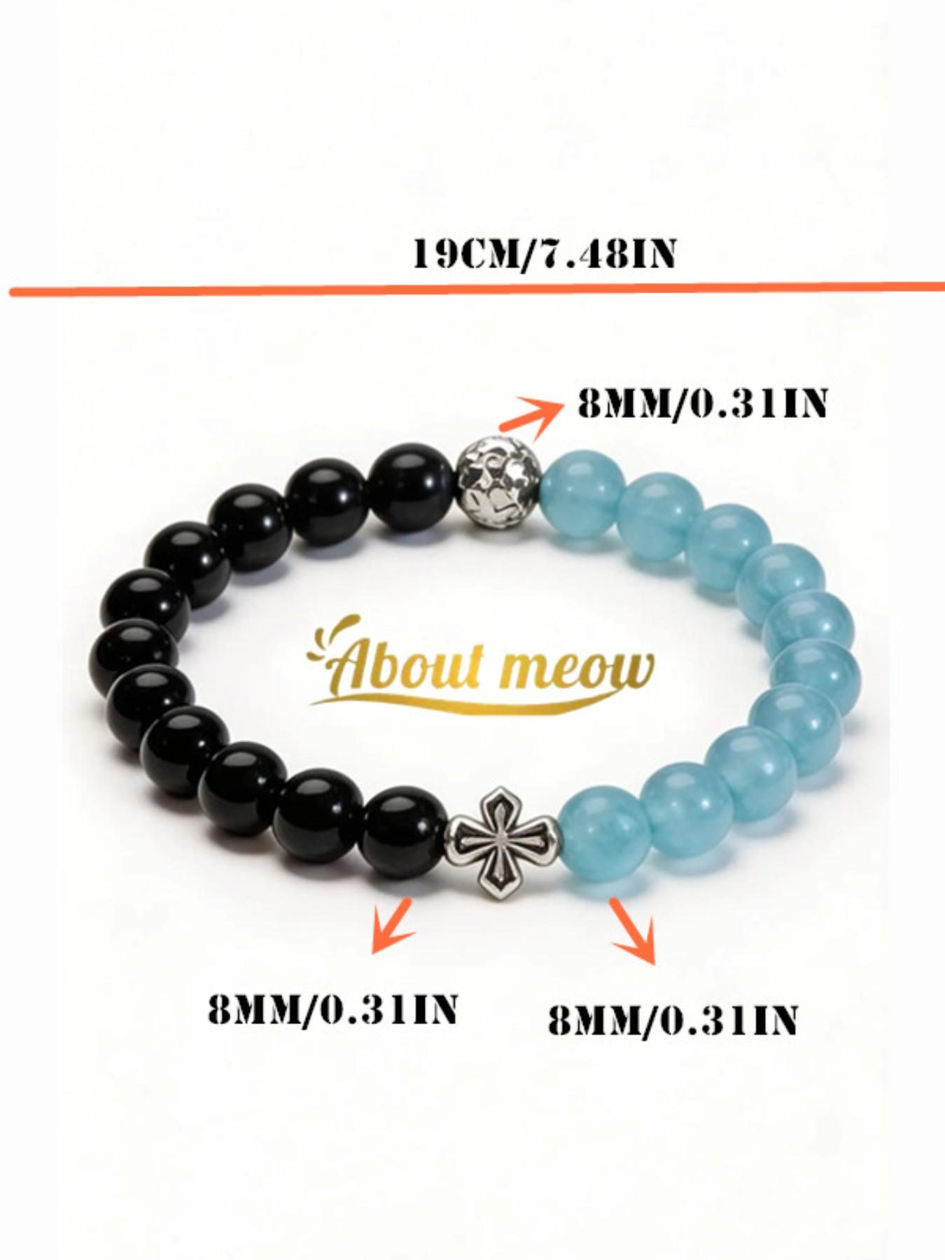 Men's Yoga Mala Bracelet, Protection Bracelet, Men's Gift, Wrist Mala, Serpentine Bracelet, Lava Beads Bracelet, About Meow