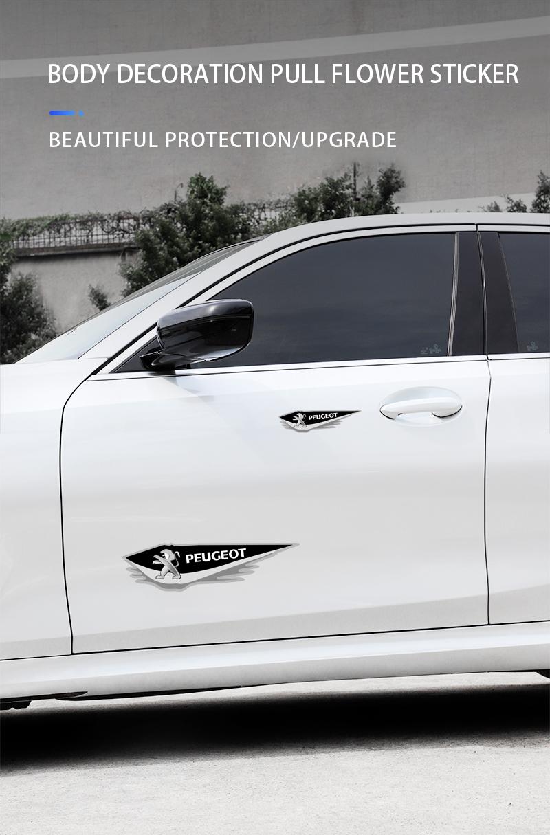 Peugeot Body Sticker Emblem Accessories for 5008 408 308 Landtrek 208 2008 3008 Rifter 508 301 108 608 4008 E-Expert E-Traveller