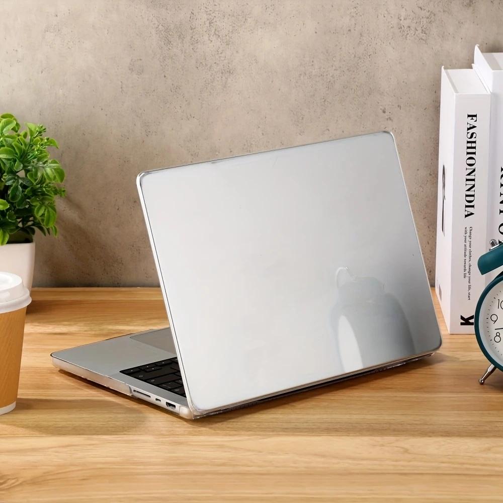 Premium laptop cases for MacBook Pro and Air models, high-grade hard protective shell - crystal clear, scratch-resistant, durable, and easy to install (1 cover + 1 base).