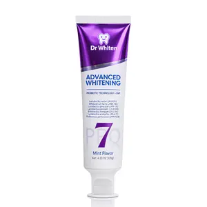 DrWhiten New 7-Pro Intensive Toothpaste, Upgraded Purple Whitening Formula, 7 Probiotics, Deep Enamel Repair, Long-Lasting Freshness