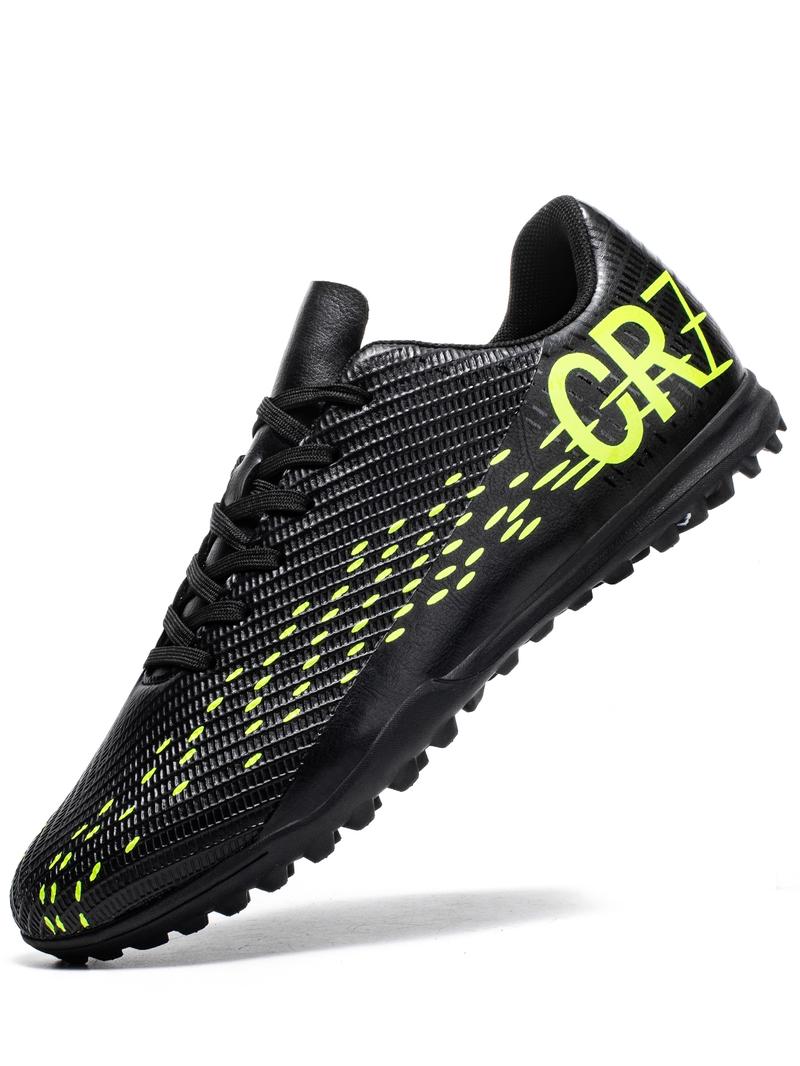 Professional Men's TF Soccer Shoes, Anti-Slip Wear-Resistant Outdoor Sports Training Boots, Comfortable Breathable Artificial Grass Cleats, Football Field Boots