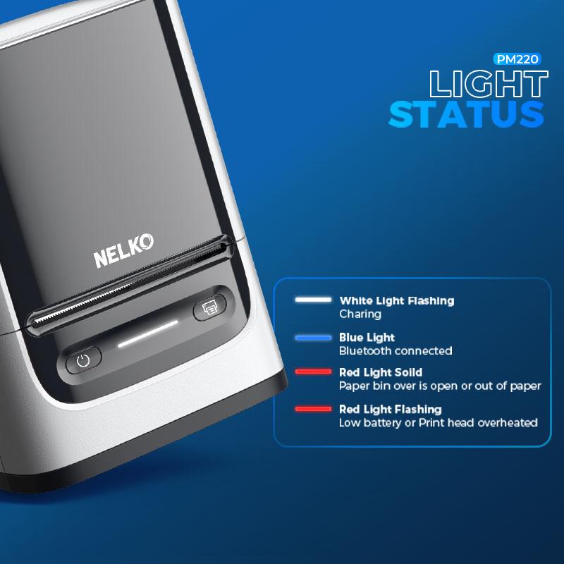 PM220 Portable Bluetooth Label Maker Printer, Wireless Label Printer, AI Printer, Sticker Printer, Portable Thermal Printer for Small Business, Homes and Offices, TikTokShopBlackFriday