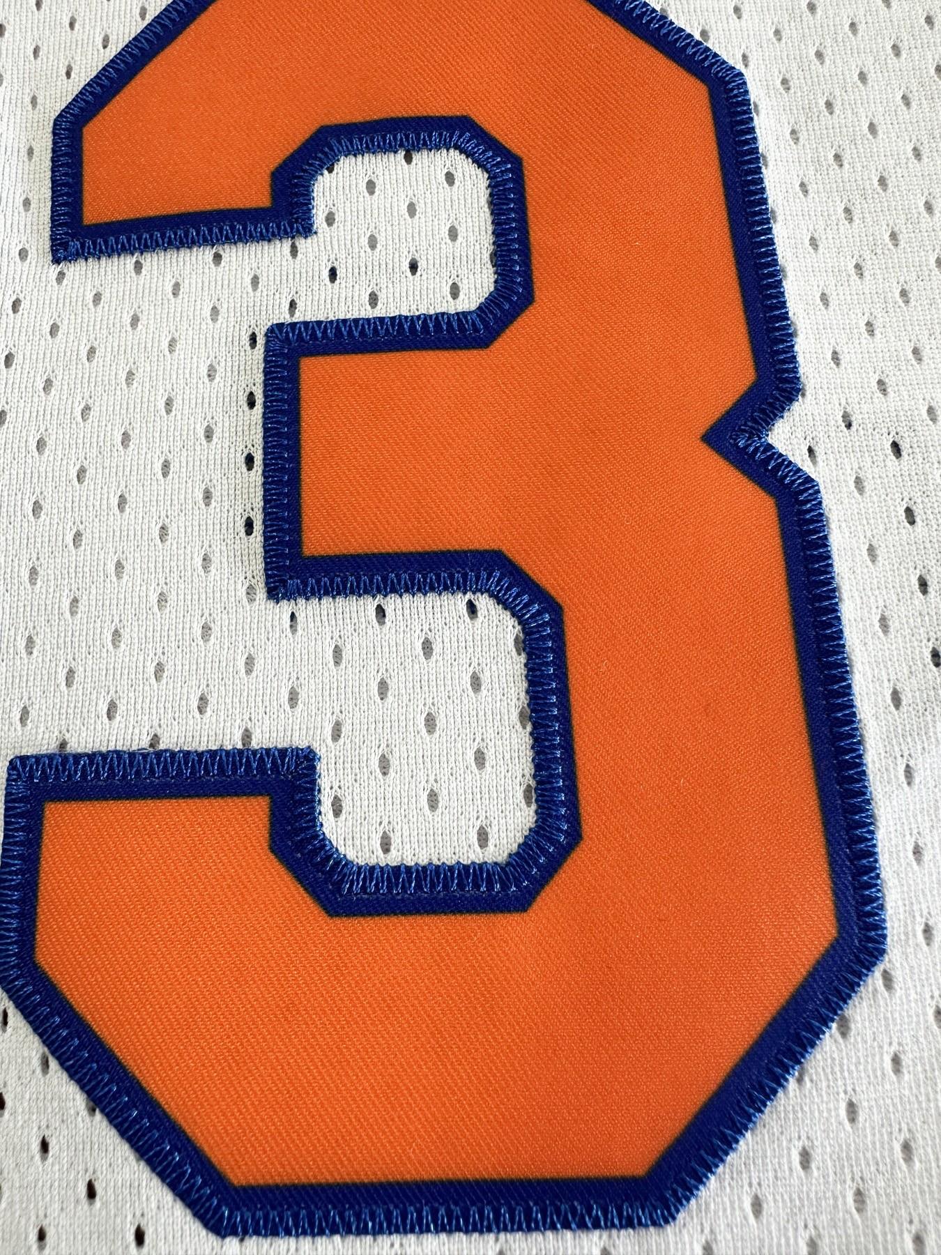 #3 New York Retro Basketball Jersey Unisex Embroidered Mesh Sleeveless Sports Shirt for Hip Hop Theme Party Daily Outfit