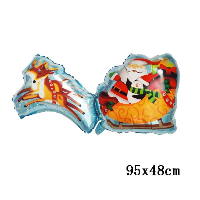 Big Gingerbread Man Balloon Foil Kids Balloon Christmas Balloon Xmas Balloon Christmas Party Decoration 2023 New Year Supplies