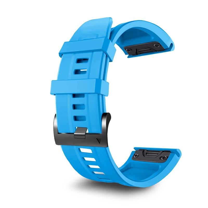 22/26mm quick installation strap, compatible Garmin tactix 8 47/51mm/Descent G2/Mk3i 51mm/Fenix 8 51/47mm/7X/7Pro/6X/6pro/5X/5plus， Soft silicone sports strap compatible with quatix 5/6/7/Epix Pro 51mm/Tactix7 AMOLED/Enduro3 2/Forerunner 955 965
