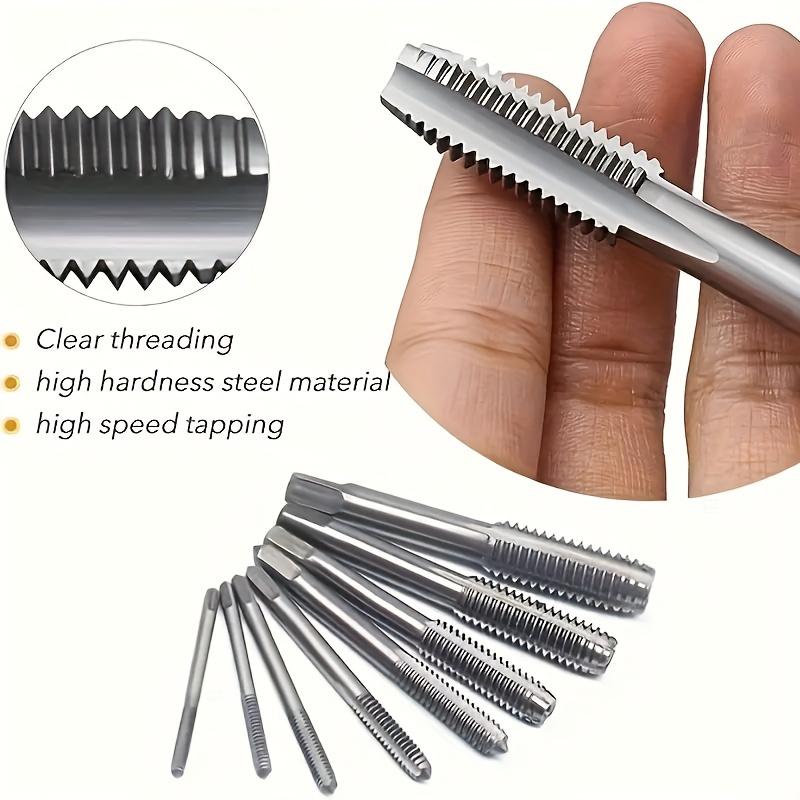 20-Piece Tap and Die Set with Tap Wrench, Metric Standard M3 to M12, Complete Thread Tool Kit for DIY Home Projects with Storage Case