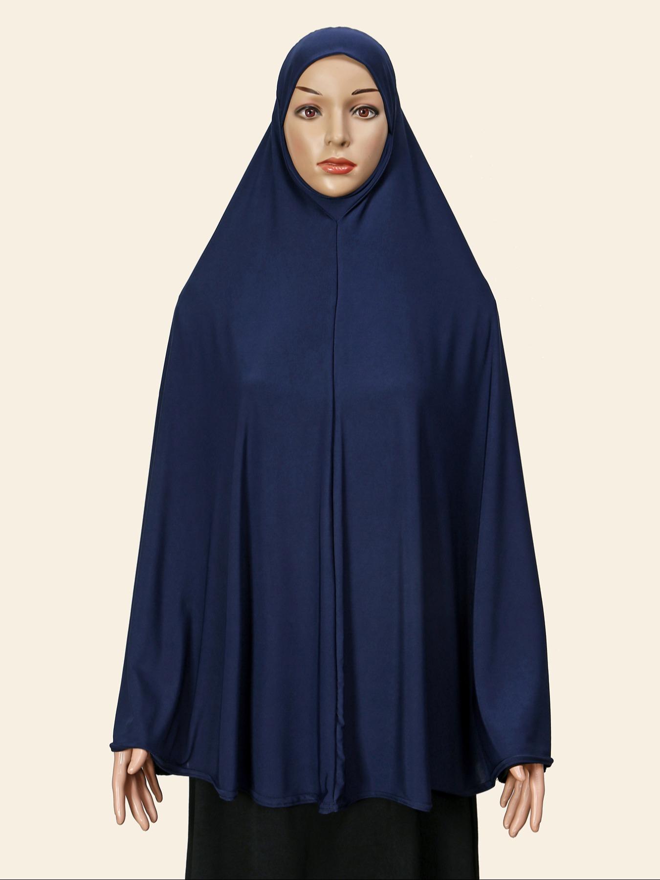 Muslim Women Solid Color Crystal Linen Shawl, Elegant Versatile Headscarf, Modesty, Sun Protection, Breathable Niqab for All Seasons