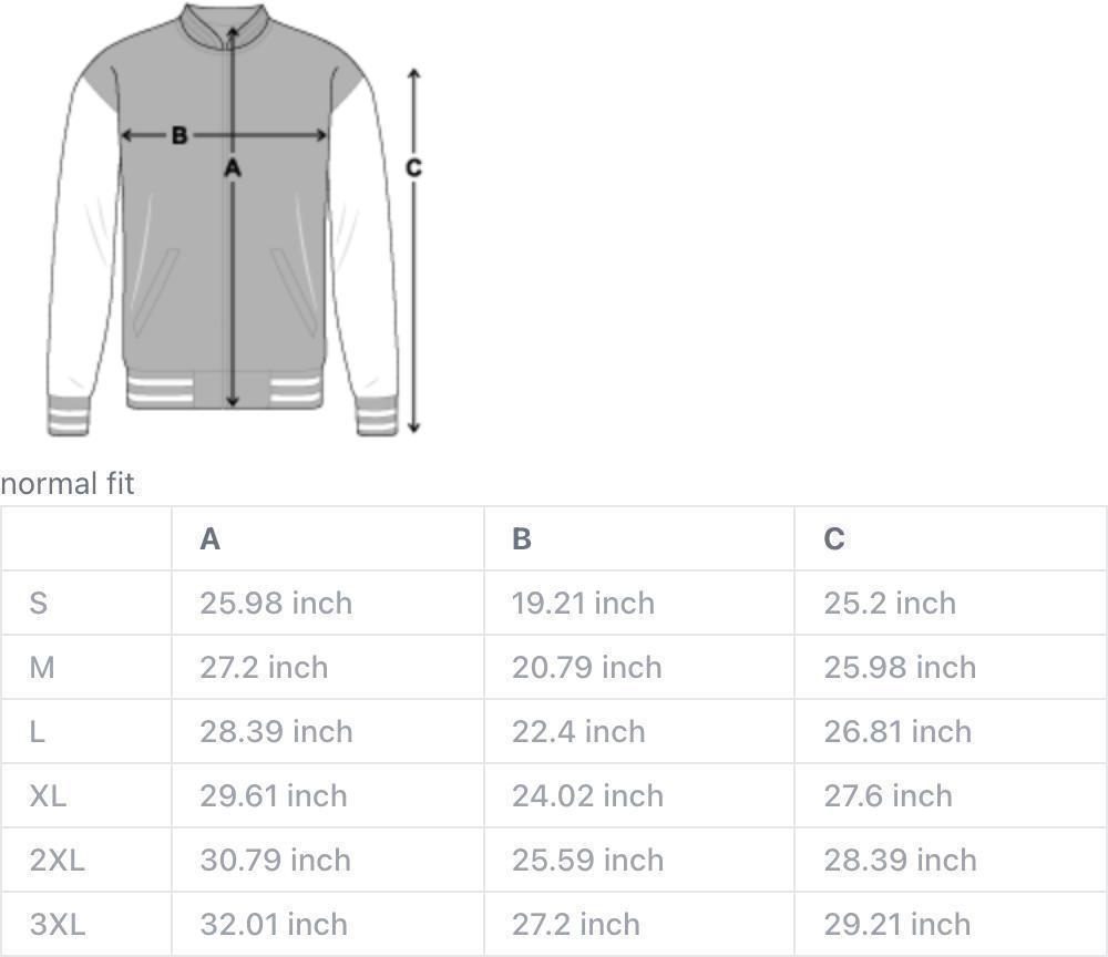 Just Hoods Heavyweight Letterman Jacket casual coat