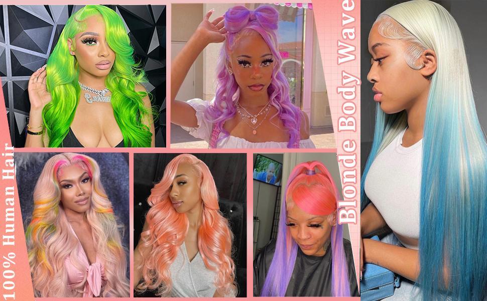 [26 Inch Only $139] STERLY 250% Density #613 Blonde 13x6 Long Straight Full Lace Frontal Body Wave Wigs Fashion Color blonde Wig Smooth HD Transparent Lace Front Wig