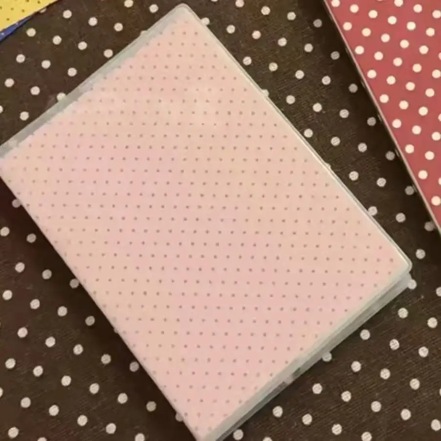 Korean Style Color Page Polka Dot Notebook Retro Twill Notepad Simple High-value Color Page Notebook Account Material Notebook