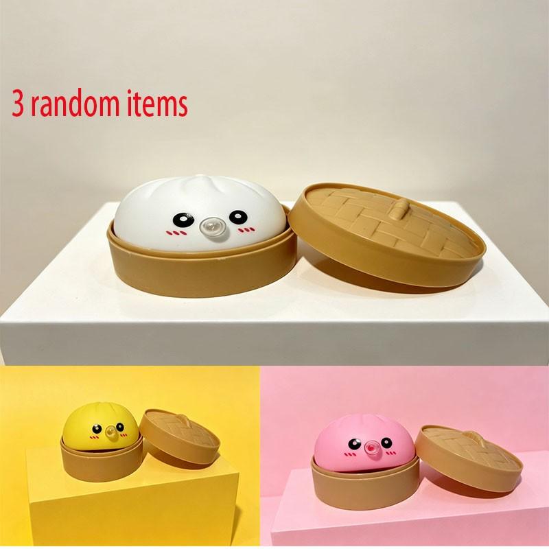 Bubble Gum Baozi Stress Relief Toy, Large Steamer Print Emoji Baozi, Fun and Interactive Kids' Plaything, Perfect for Children