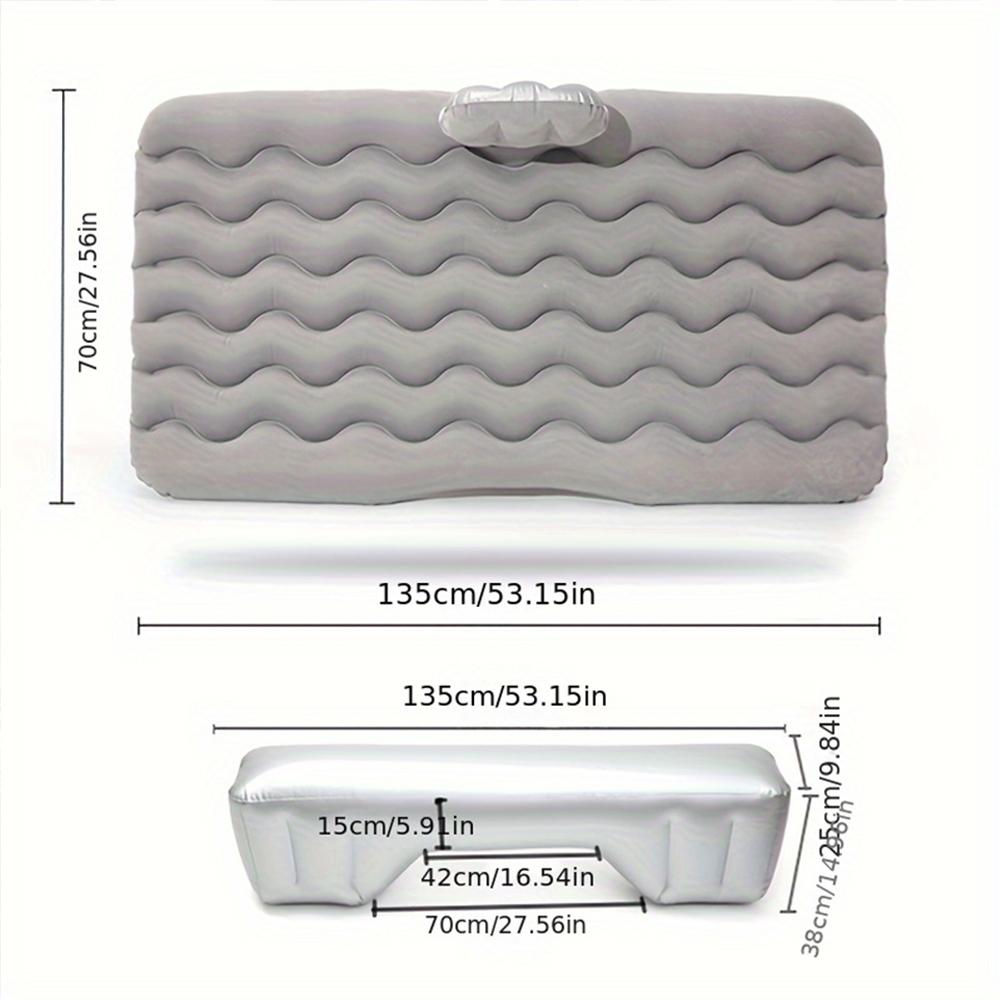 Car Inflatable Bed, 1 Set Car Mattress, Soft and Comfortable Warm Outdoor Sleeping Mat, Inflatable Bed Mat for Camping & Hiking, Camping & Hiking Equipment, Inflatable Air Bed