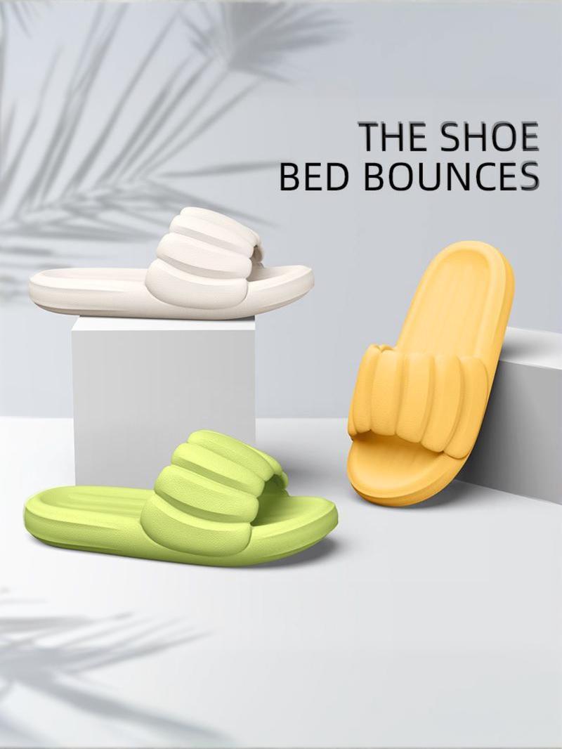 Women's Eva Flat Non-Slip Bath Slippers, Soft Indoor Outdoor Casual Shoes, Unisex Comfortable Home Footwear, Simple Style, Soft Sole Slippers, Lightweight Slippers