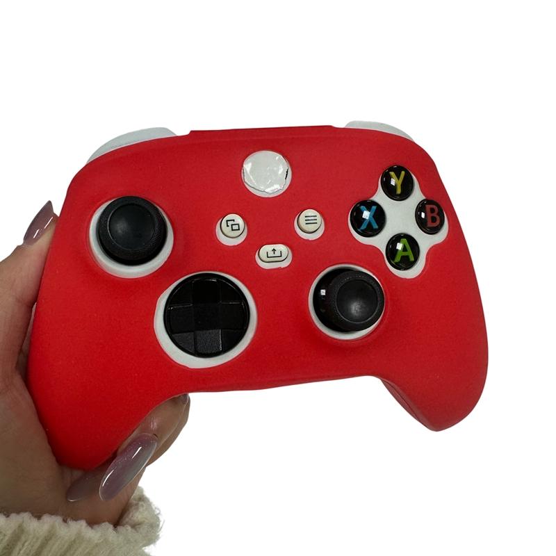 1PCS, XBOX series X controller silicone protective cover, suitable for XBOX controller, +2 button caps, non-slip and anti-fall, game handle accessories, Console Accessory, enhance the gaming experience