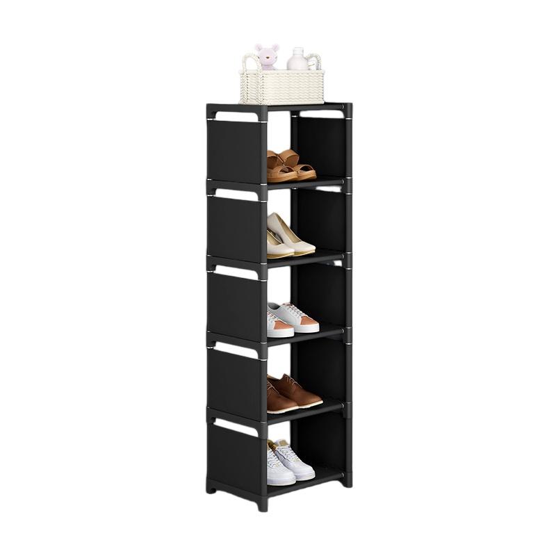 Adjustable 6-Tier Shoe Rack, Simple / No-Tool Installation, Portable Entryway Storage, Durable Shoe Organizer for Dorms & Homes
