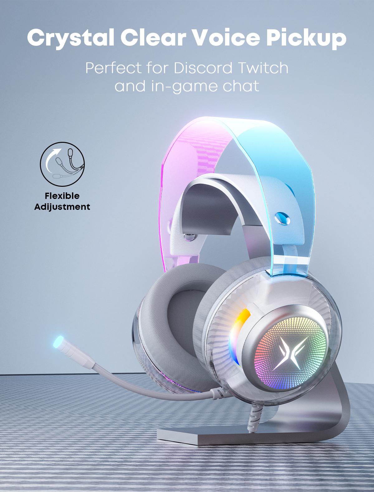 TAGRY TRONICX G7 Wired PC Gaming Headset with 50mm Driver, ENC Microphone, USB Headset with 7.1 Surround Sound, Control Box for PC/PS5/PS4/Switch Dock TAGRY TRONICX G7 Wired PC Gaming Headset with 50mm Driver, ENC Microphone, USB Headset with 7.1 Surround Sound, Control Box for PC/PS5/PS4/Switch Dock