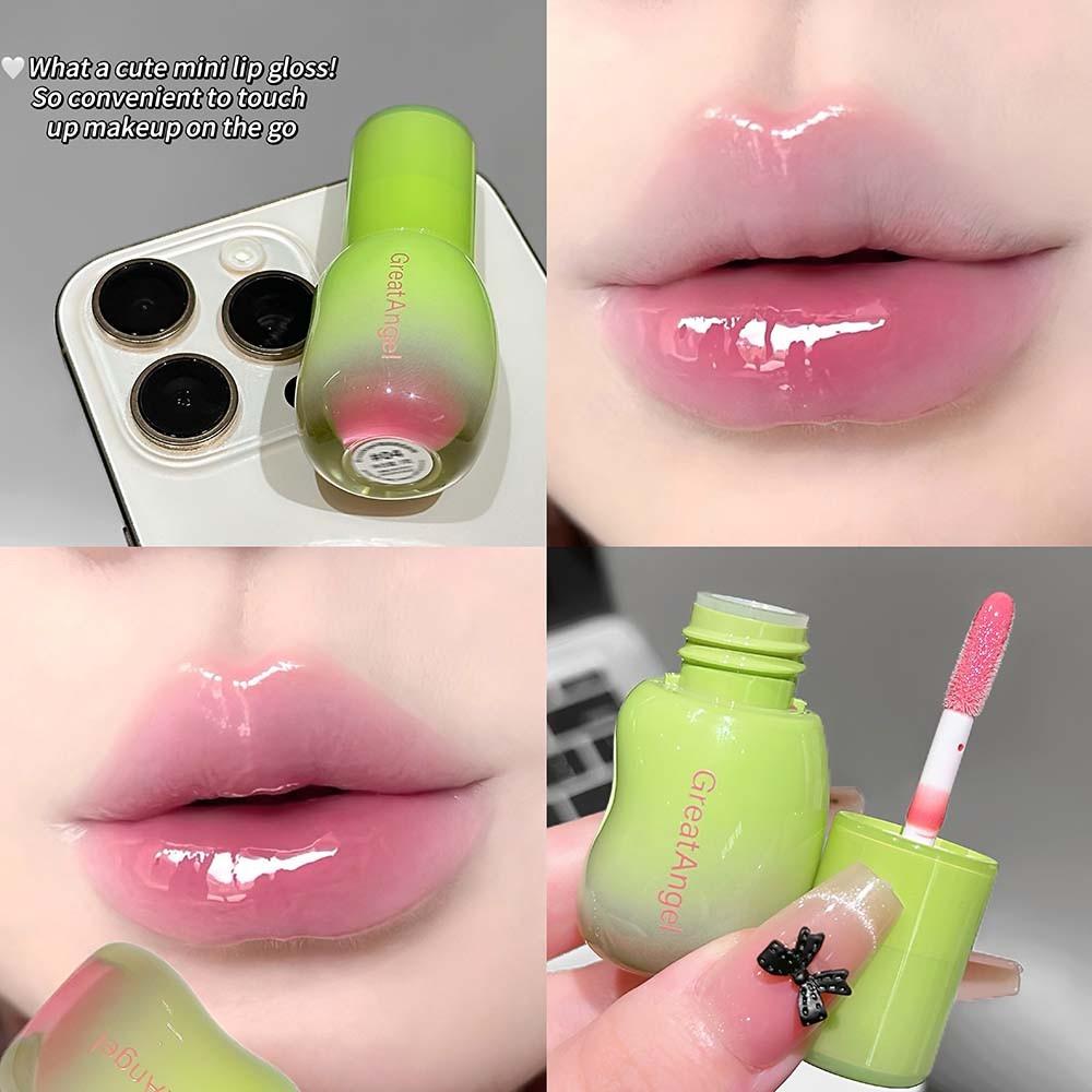 4-Pack Clear Lip Gloss Set, Hydrating Formula, Long-Lasting Moisture, Perfect for All Skin Types, Ideal for Daily Use
