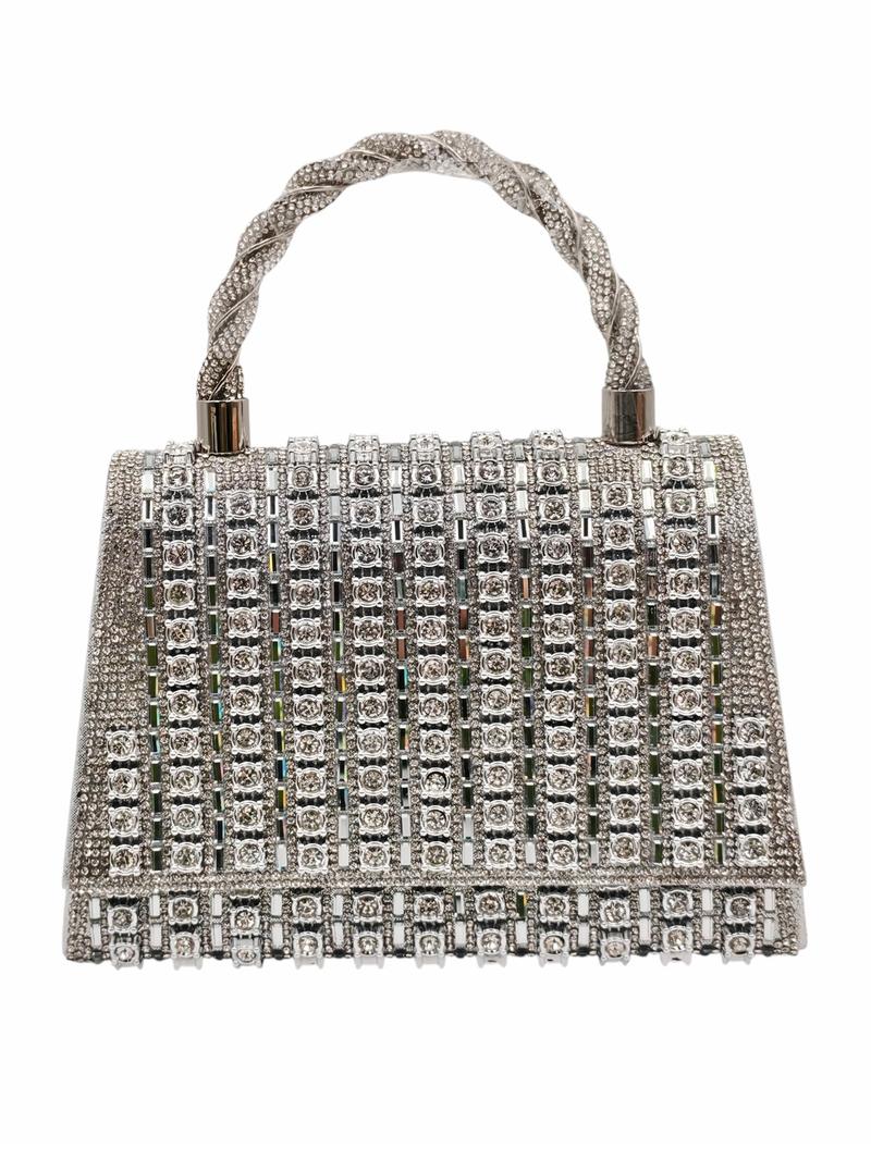 Luxury Rhinestone Evening Bag for Women, Elegant Handbag, Fashionable Party Accessory, Perfect for Weddings, Birthdays, Carpet Events