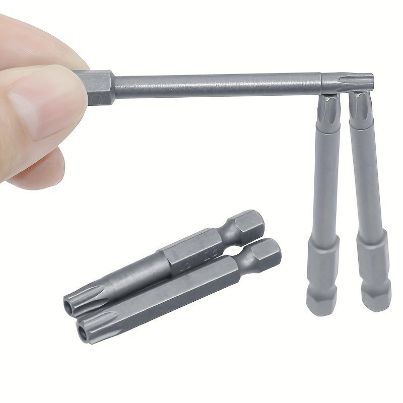 50/70/100mm Multi-Size Security Screwdriver Bit Set - Tamper-Proof, Durable Hex Shank Drill Bits for DIY and Professional Use